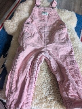 OshKosh B'gosh Pink Corduroy Kids Overalls